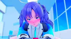 Tatsumaki Bends Over for a Sizzling Blowjob Orgasm in Infirmary Uncensored Anime Scene