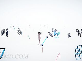 MMD R18 Kangxi 11.00 - T-Ara - Number Nine White Stage 1307