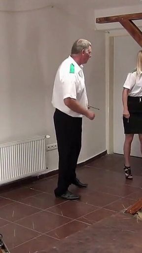 Caprice 1 Spanking Machine - Bare Back Whipping