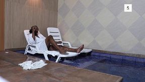 here minding my business and sexy aline souza walks in you know what happens next lol