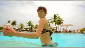 Daring Japanese Solo Girl 18+ Poses Outdoors Seductively