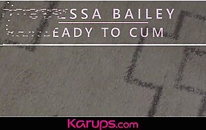 Horny hottie Odessa Bailey uses her skilled fingers and toys to get herself off