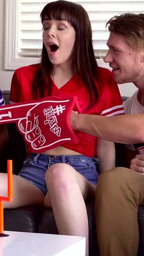 Super Sunday with My Step Sis and Her Friend - S12:e1
