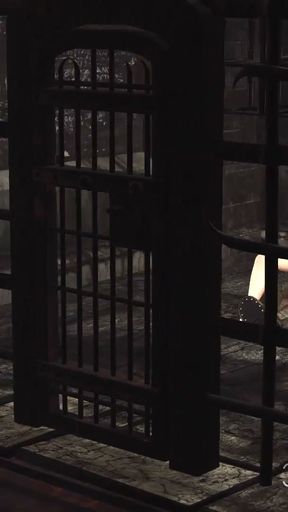 A beautiful princess gets fucked by a dwarf knight in the dungeon   Clip 1
