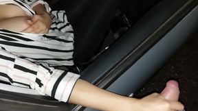 Italian Wife Left In The Car To Be Lent To A Friend And Make Her Drink His Cum