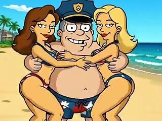 Beach Slut. Married Housewife Gets Fucked On The Beach. Cartoon Parody. Compilation. Best Cartoon.