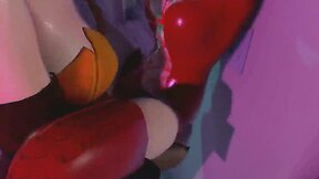 Halloween tgirl sex - t-girl fucks sexy baby, 3d futari hentai porno