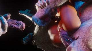 Furry porn Monster Cocks Double Anal