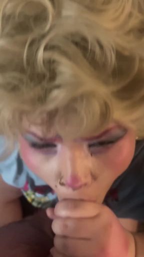 Must-share moment from &quot;Cute Clown Cumslut&quot;