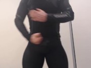 flyin in spandex compression lycra