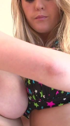 Blonde Sluts with Their Bikinis Take Their Swimsuits off to Show Their Huge Boobs