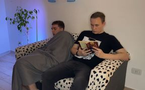 Horny Teen Jerking off to Seduce Step-bro Into Hard Rough Sex