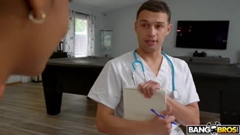 Sarai Minx Seduces Johnny's Medical Attention