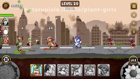 Plant Girls Battle Insects in Erotic Tower Defense Adventure Level 20
