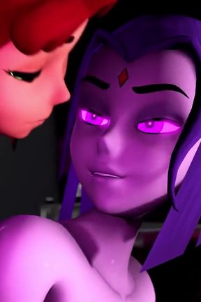 Best Friends (starfire X Raven)