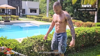 Gardener's fantasy of having a threesome with his boss and Mariana Martix - Andrea Castro &amp; Brandon Cruz comes true