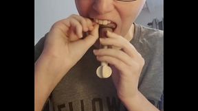 More creative sneaky gag ideas. This time trying to use the tiny elastic bands and suction cups on my tongue ?