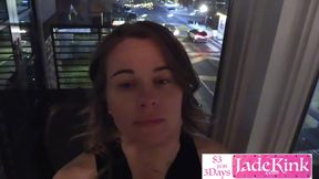 Sub slut hotel room rough fuck - Hotel window PMV clip