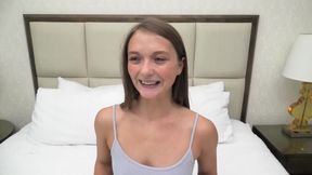 Petite 18 Yr Cutie Sucks Cock And Tosses Salad - Mira Monroe
