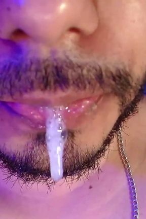 Hot Hairy Man Masturbating and Moaning