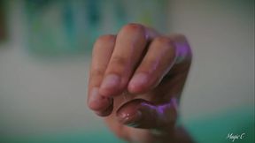 Do you like my oily big twink cock? Would you lick up all of my precum?