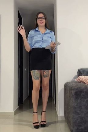Secretary Calibaby9x in Strange Sexual Itching Horny Virus