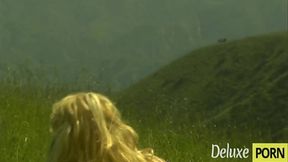 Good looking cowboy fucks smoking hot blonde teen