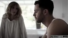 Lez's stepson helps her pick up dates in this taboo reality scenario.