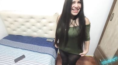 My hot stepsister deepthroats my cock raw roleplay