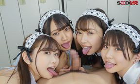 School Erotic Maid Club Holds Special Harem Event Part 1
