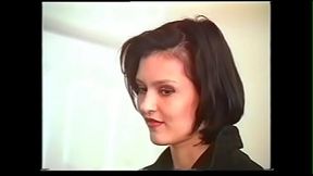 Beautiful Finnish teen Maria gets DP and  facial