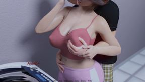 Horny Tenant Seduces Thick BBW Milf  in The Laundry Room While Her Husband is Away - Heart Problems 13