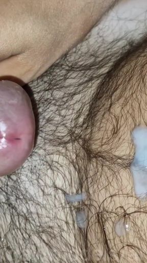 Unforgettable moment from &quot;Sperm volleys of hairy men from a hot fuck by a rider with precum and powerful thick sperm!&quot;