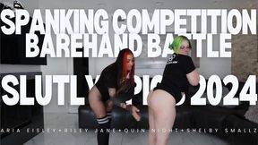 Barehand Battle - Spanking Contest - Slutlympics