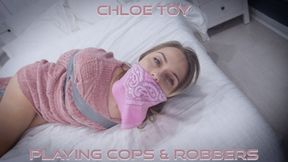 Chloe Toy - Babysitter Plays Cops & Robbers HD ( Bound Gagged , Tape Bondage , Tape Gagged , Wrap Gagged , Hogtied )