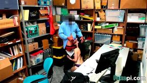 A very hot teen thief Alex Harper must satisfy guard if she wants to go home