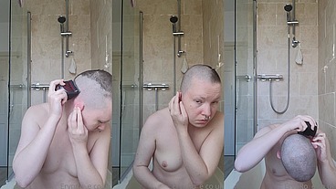Jump in the bath with me as I do a quick clipper shave of my head. I honestly love these new clippers, they are so fast and e...