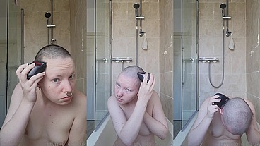 Jump in the bath with me as I do a quick clipper shave of my head. I honestly love these new clippers, they are so fast and e...