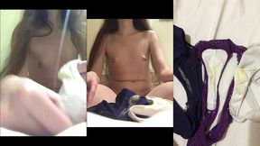 фемдом. инструкция по дрочке на русском - ношенные грязные трусы с прокладкой. дрочи свой хуй и сливай сперму на мои трусы