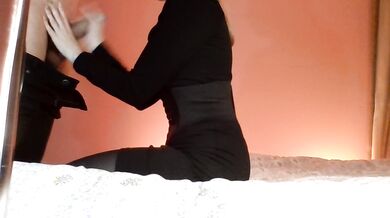My big dick split her while she blew my blonde girlfriend