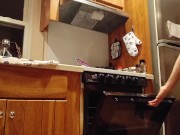 Water Fountains Makes Trans Piss On Kitchen Floor