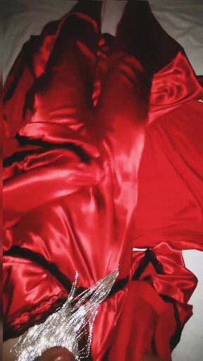 satin nightgown &amp; robe 08