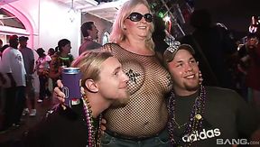 Jenna is a party slut for sure and she loves to show off her tits