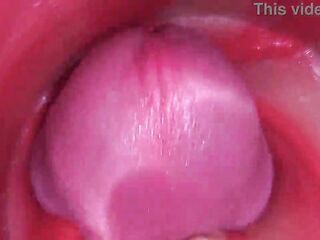 Super Cum in Pussy. Awesome Inner Camera. 4K