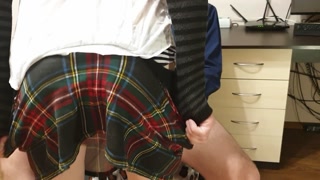 The teacher fucked his student in the ass and cum him on the hole