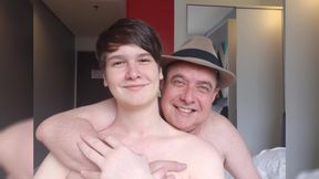 Hot Daddy Getting Naked