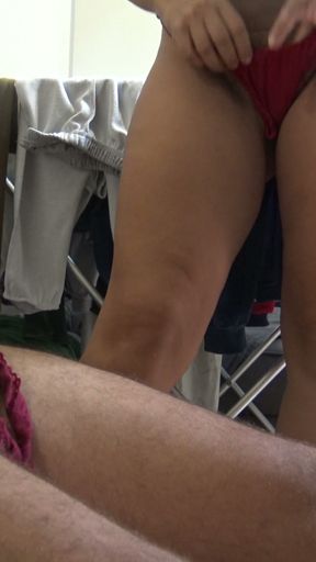 Perverted Amateur Mom Wears Dirty Panties Full Of Her Stepsons Cum   Clip 3