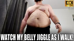 KingMarti: Watch My Belly Jiggle As I Walk - 4k UHD 2160p - MOV