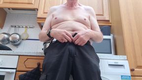 GRANDPA SHOOTS HUGE SPURTS OF HOT THICK TASTY CUM