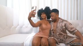 Sultry ebony MILF hot video